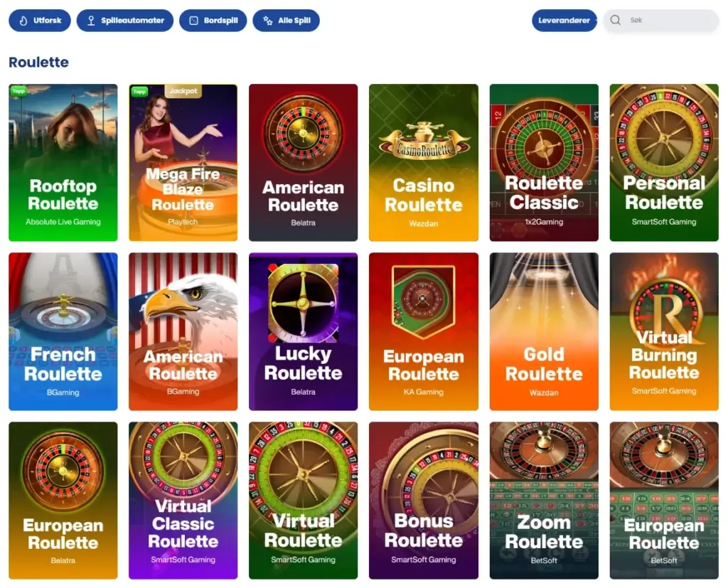 Lukki Casino omtale – skjermbilde fra nettsiden